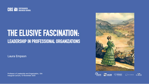 The elusive fascination: Leadership in professional organizations